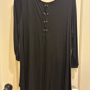 Cable & Gauge Charcoal Long Sleeve Top